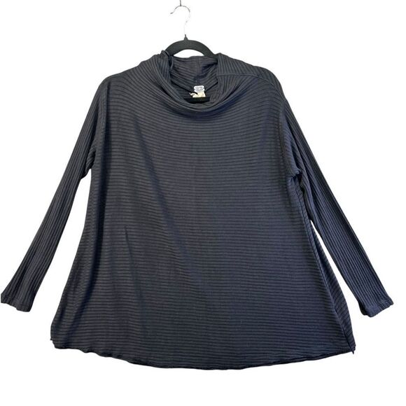 Free People We The Free Mock Neck Flowy Turtleneck Thermal large - Picture 2 of 12